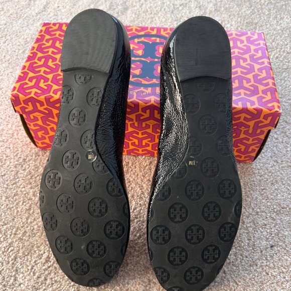 Tory Burch patent leather flats size 11 - Picture 2 of 3